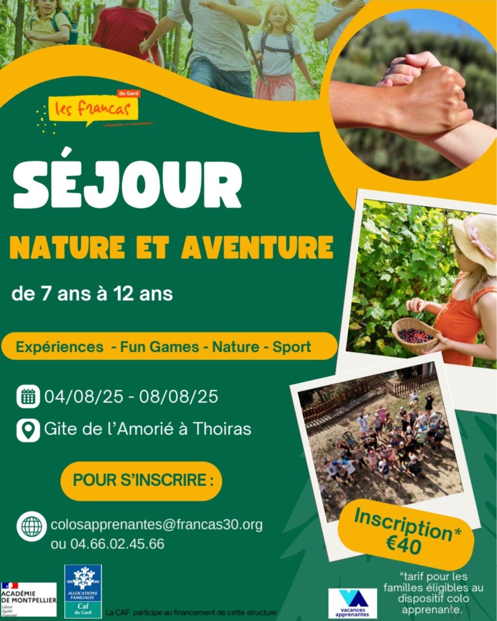 Des savoirs plein les sacs à dos : une colo au cœur de la nature et de l’aventure !